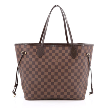 Louis Vuitton Neverfull Tote Damier MM Brown