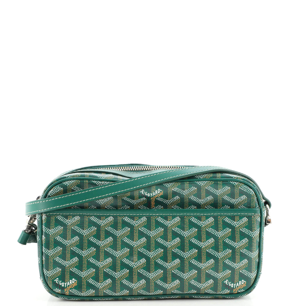 Goyard Cap Vert Handbag Coated Canvas - Designer Handbag - Rebag