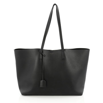 Saint Laurent Shopper Tote Leather Large Black