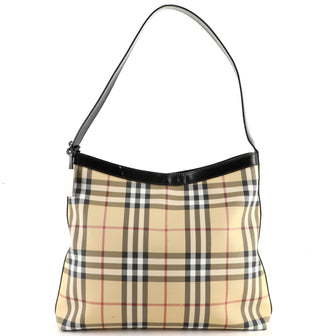 Burberry Canterbury Tote Horseferry Check Canvas Small