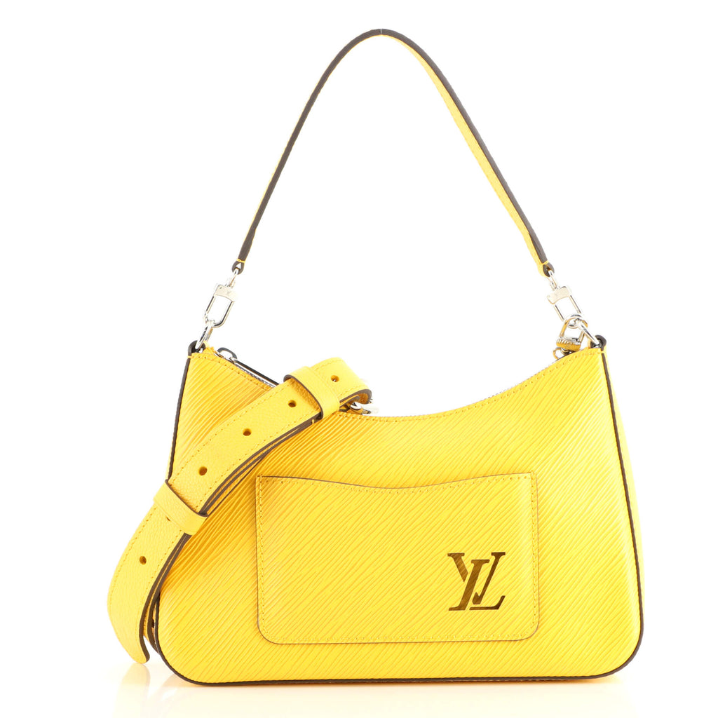 Louis Vuitton Marelle Handbag Epi Leather Yellow 1255901