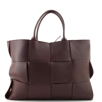 Bottega Veneta Arco Tote Maxi Intrecciato Leather Large