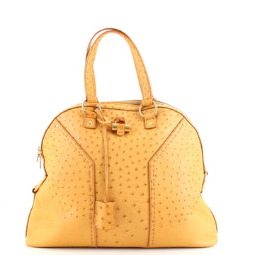 Saint Laurent Muse Shoulder Bag Ostrich Oversized