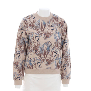 Hermes Women's Zouaves et Dragons Sweatshirt Printed Cotton Blend