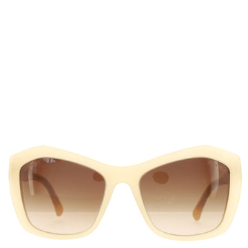 Chanel Lace Effect Butterfly Sunglasses Acetate