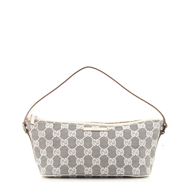 Gucci Vintage Boat Pochette GG Canvas Small
