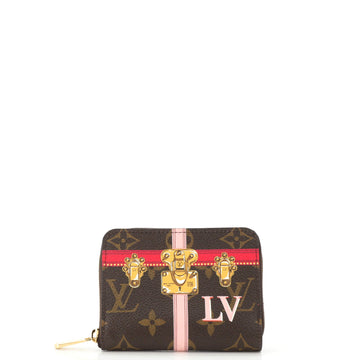 Louis Vuitton Zippy Coin Purse Limited Edition Summer Trunks Monogram Canvas
