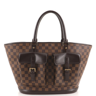 Louis Vuitton Manosque Handbag Damier GM