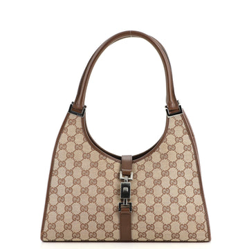 Gucci Vintage Bardot Hobo GG Canvas Small