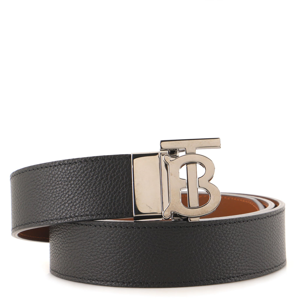 Burberry Leather Wide TB Belt , Size: 105