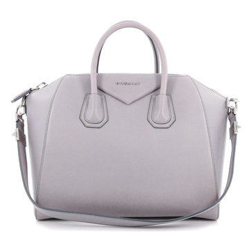Givenchy Antigona Bag Leather Medium Gray
