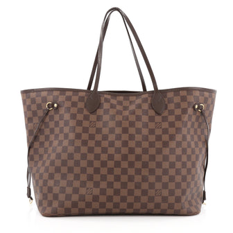 Louis Vuitton Neverfull Tote Damier GM Brown
