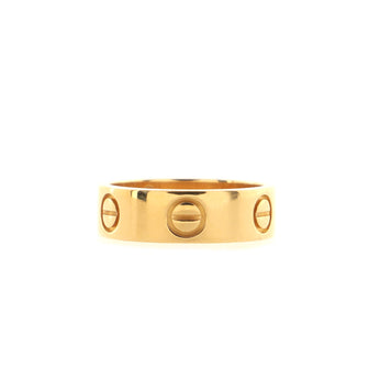 Cartier Love Band Ring 18K Yellow Gold