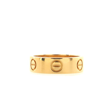 Cartier Love Band Ring 18K Yellow Gold