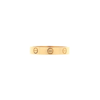 Cartier Love Wedding Band Ring 18K Yellow Gold
