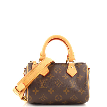 Louis Vuitton Speedy Bandouliere Bag Monogram Canvas Nano