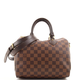 Louis Vuitton Speedy Bandouliere Bag Damier 25