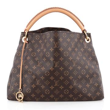 Louis Vuitton Artsy Handbag Monogram Canvas MM Brown