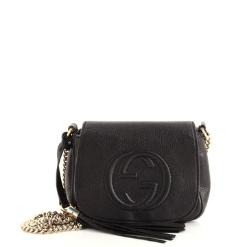 Gucci Soho Chain Crossbody Bag Leather Small