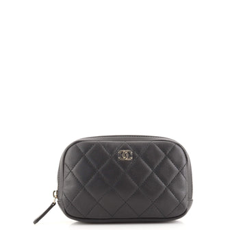 CHANEL, Bags, Chanel Small Caviar Cosmetic Pouch