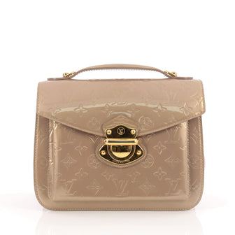 Louis Vuitton Mirada Handbag Monogram Vernis Neutral