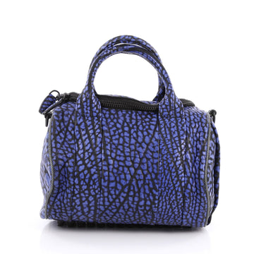 Alexander Wang Rockie Satchel Leather Blue 1737401