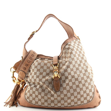 Gucci New Jackie Bag GG Canvas Medium