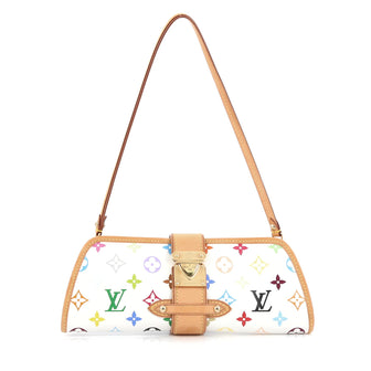 Louis Vuitton Shirley Handbag Monogram Multicolor white