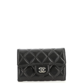 Chanel Classic Flap Card Case Quilted Lambskin