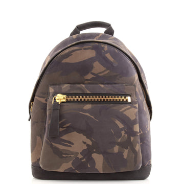 Tom Ford Buckley Backpack Camouflage Nubuck