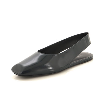 The Row Women's Sharp Square Toe Slingback Flats Leather