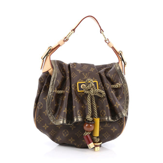 Louis Vuitton Kalahari Handbag Monogram Canvas PM Brown