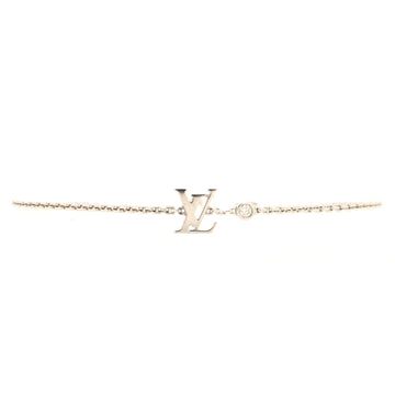 Louis Vuitton Idylle Blossom LV Bracelet 18K White Gold with Diamond