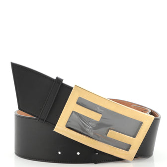 Fendi FF Buckle Belt Leather Extra Wide
