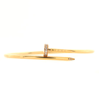 Cartier Juste un Clou Bracelet 18K Rose Gold with Diamonds Small