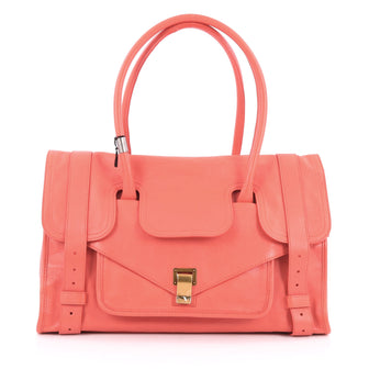 Proenza Schouler PS1 Keepall Handbag Leather Small pink