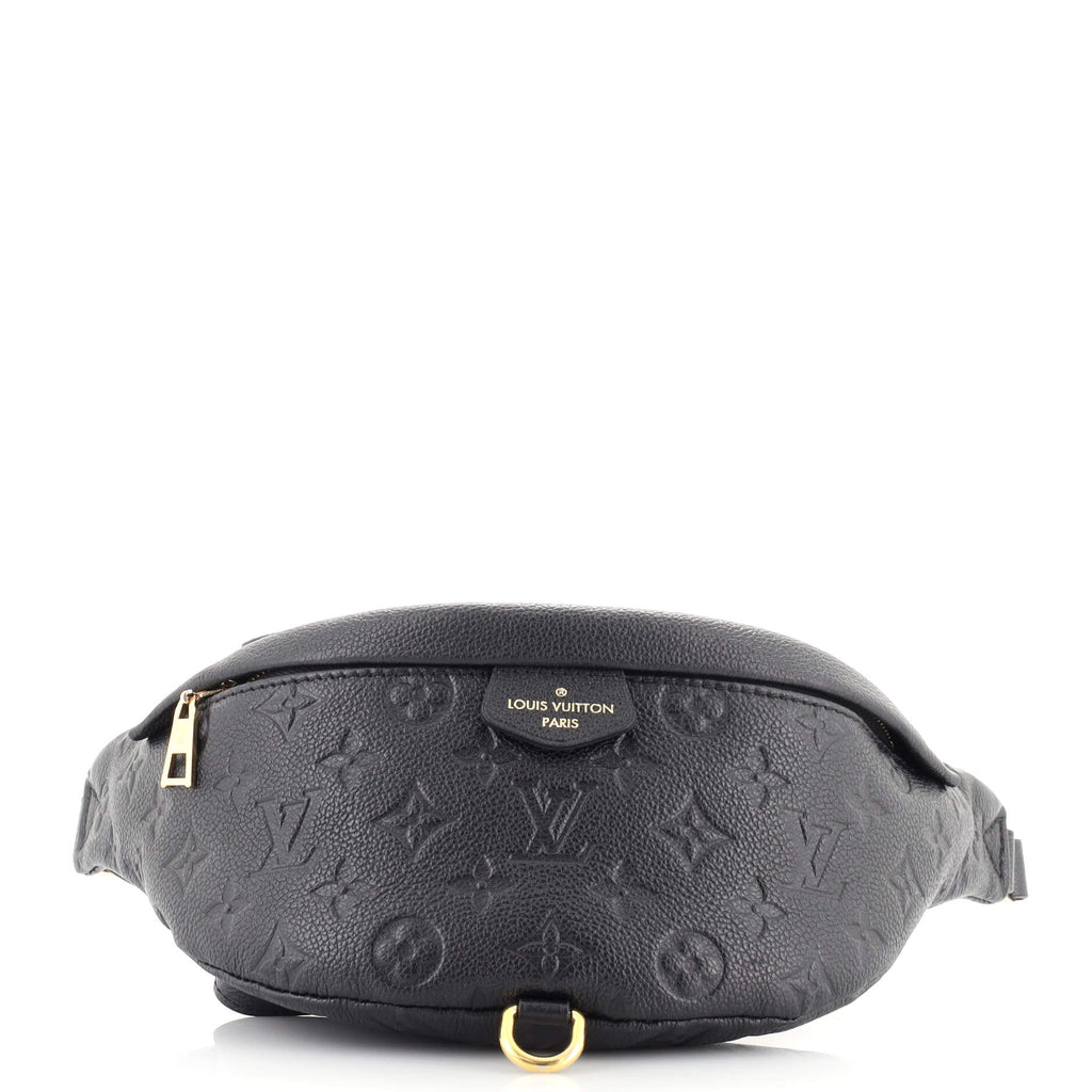 Louis Vuitton Bum Bag Monogram Empreinte Leather Black 1741644
