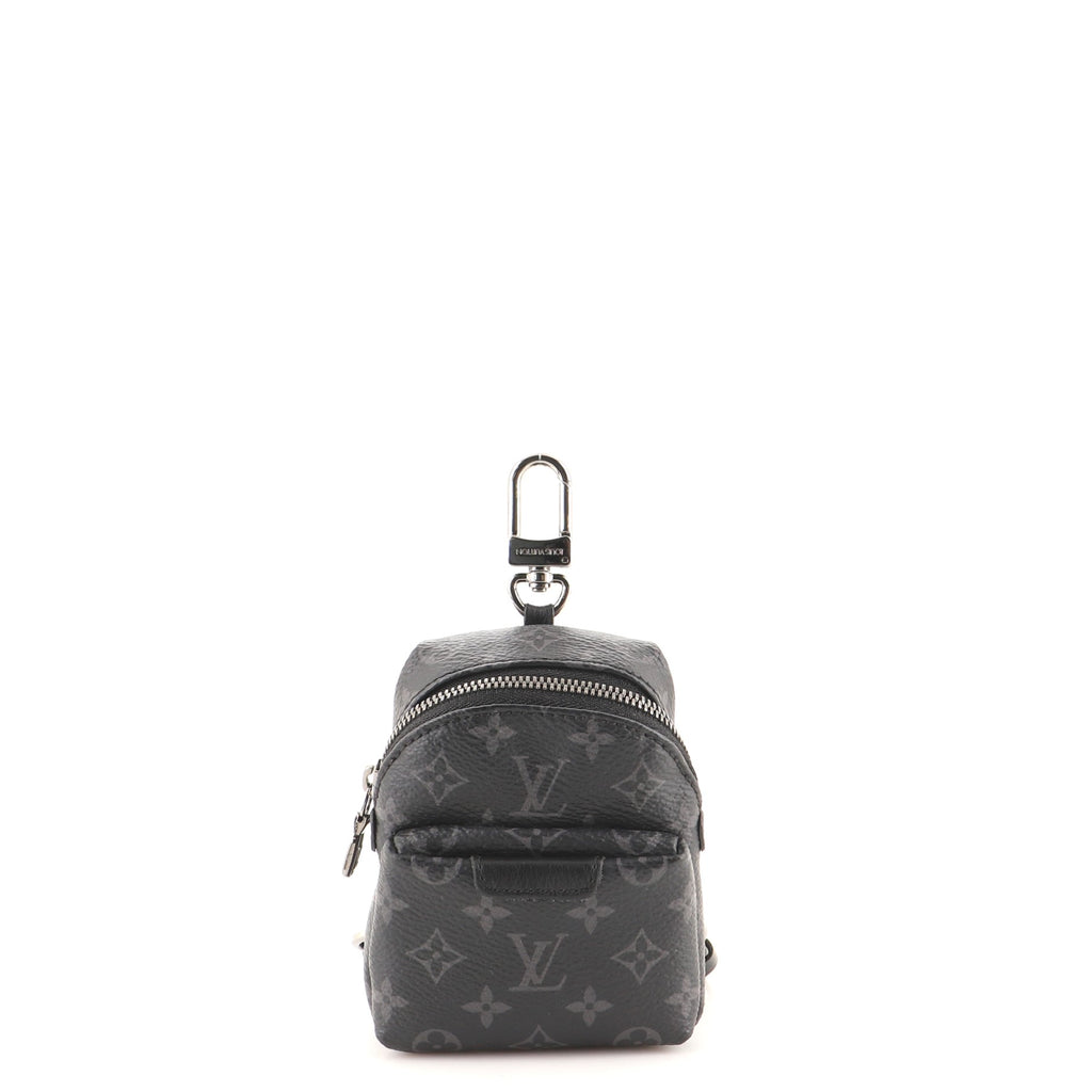Louis Vuitton Backpack Bag Charm Monogram Eclipse Canvas 174166 Louis Vuitton Backpack Bag Charm Monogram Eclipse Canvas 174166
