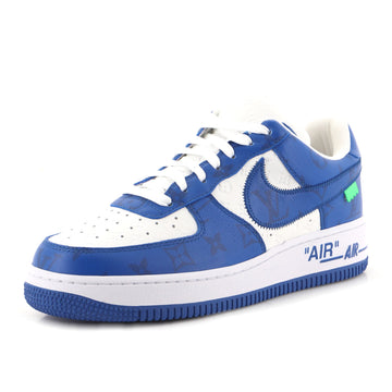 Louis Vuitton x Nike Air Force 1 Low-Top Sneakers Monogram Embossed Leather