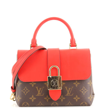 Louis Vuitton Locky Handbag Monogram Canvas with Leather BB