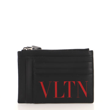 Valentino VLTN Zip Card Holder Leather Medium