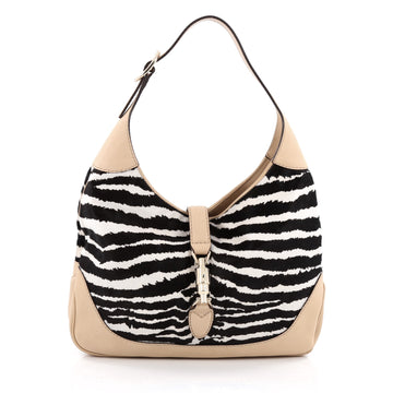 Gucci Jackie Original Shoulder Bag Pony Hair Medium neutral