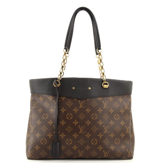 Louis Vuitton Pallas Shopper Monogram Canvas and Calfskin