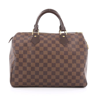 Louis Vuitton Speedy Handbag Damier 30 brown