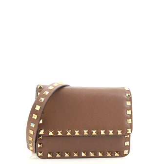 Valentino Rockstud Flap Crossbody Bag Leather Small