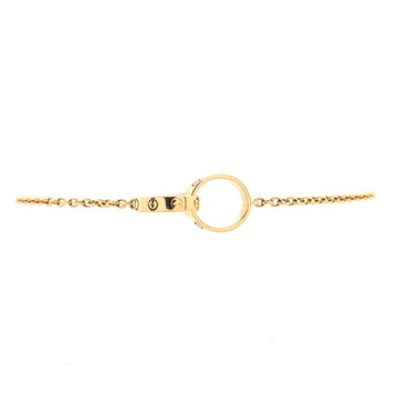 Cartier Love Interlocking Bracelet 18K Yellow Gold