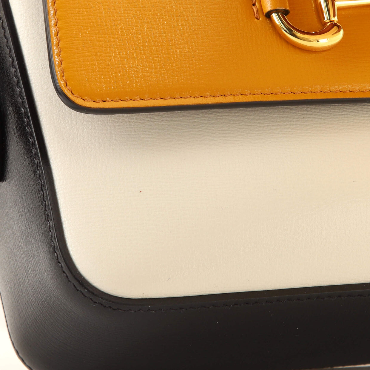 Gucci Horsebit 1955 Flap Pocket Camera Bag Leather Small Neutral 1743811