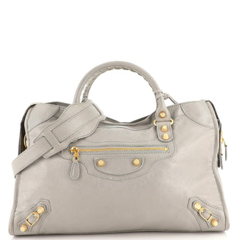 Balenciaga City Classic Studs Bag Leather Medium