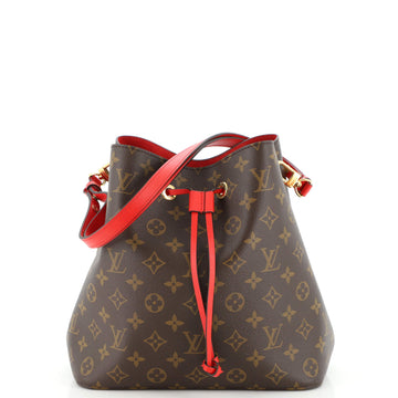 Louis Vuitton Braided Handle NeoNoe Handbag Monogram Canvas MM