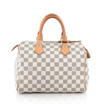 Louis Vuitton Speedy Handbag Damier 25 white